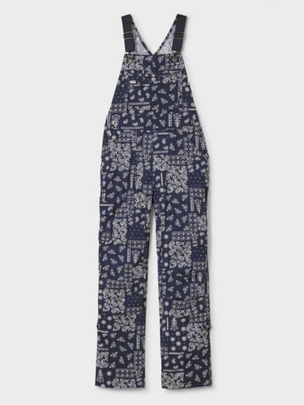 Duluth Trading Co Heirloom Overalls in Navy Bandana - Women's XL x 29 - Pre-Owne